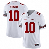 Ohio State Buckeyes 10 Ryan Shazier White Nike College Football Jersey Dzhi,baseball caps,new era cap wholesale,wholesale hats